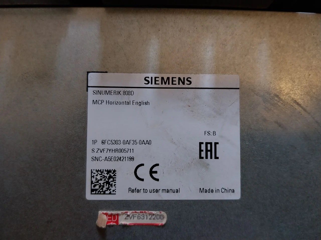 Siemens 1P 6Fc5303-0Af35-0Aa0 Machine Control Panel 600V 10A - Image 13