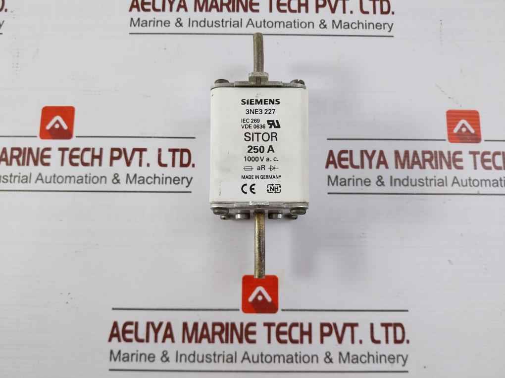 Siemens 3Ne3 227 Sitor Fuse 250A 1000V A.C. - Image 2