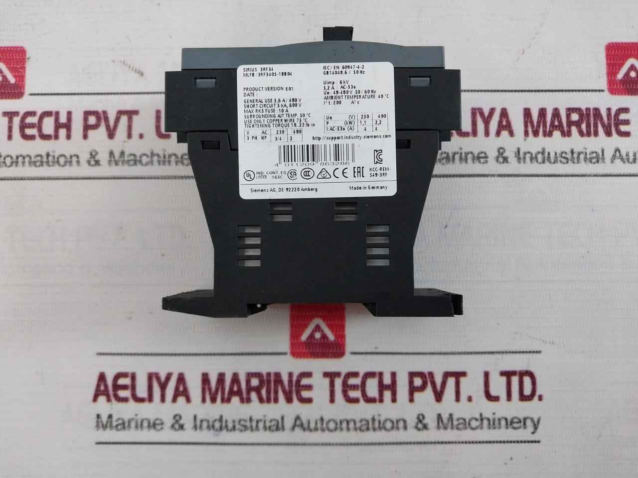 Siemens 3Rf3405-1Bb04 Solid-state Contactor 50/60Hz 6Kv - Image 7