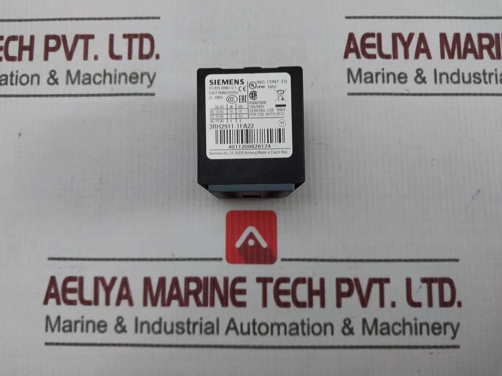 Siemens 3Rh2911-1Fa22 Auxiliary Switch Block 690V - Image 4