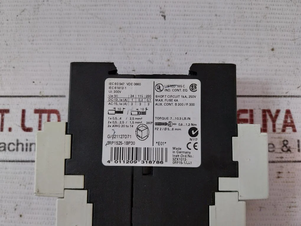 Siemens 3Rp1525-1Bp30 - Image 8