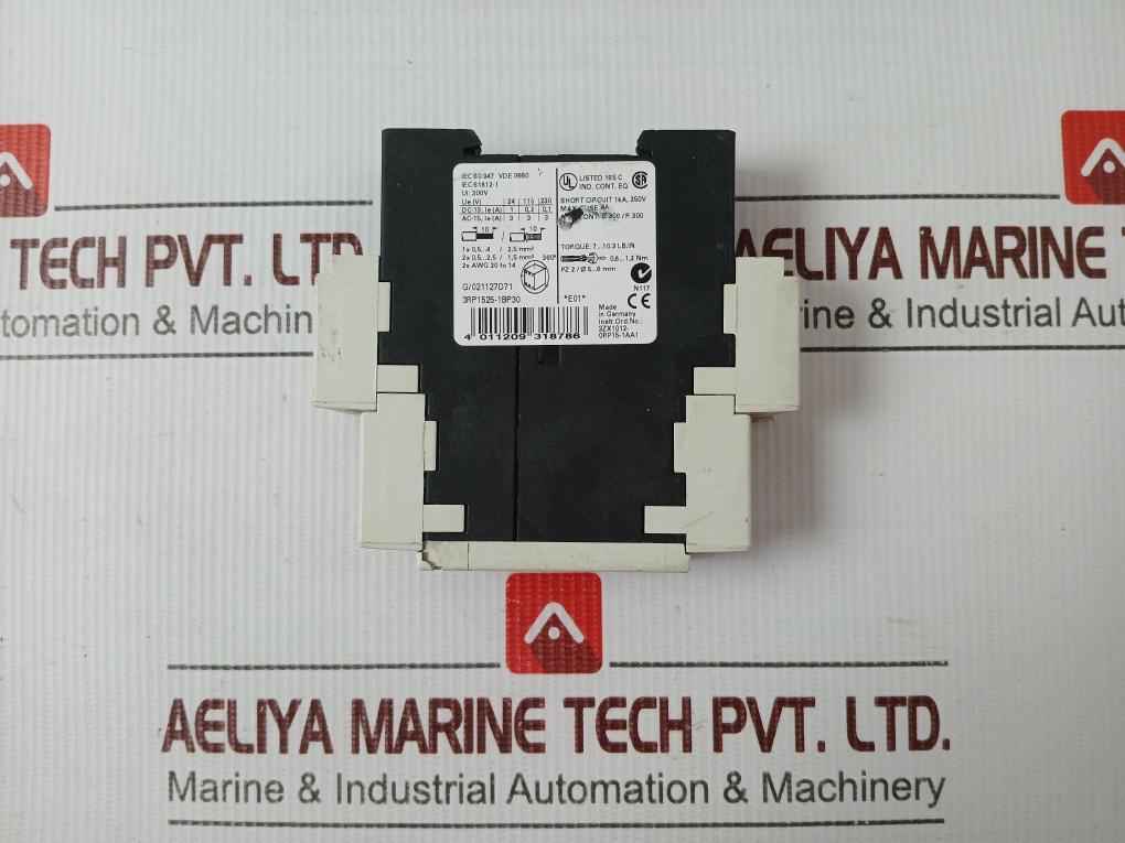 Siemens 3rp1525-1bp30 Thermistor Motor Protection Relay - Image 4