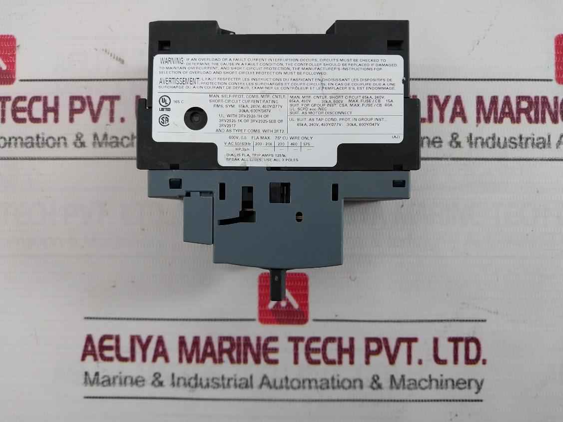 Siemens 3Rv2011-0Ha10 Circuit Breaker 50/60Hz 6Kv -20C Ta 60C - Image 7