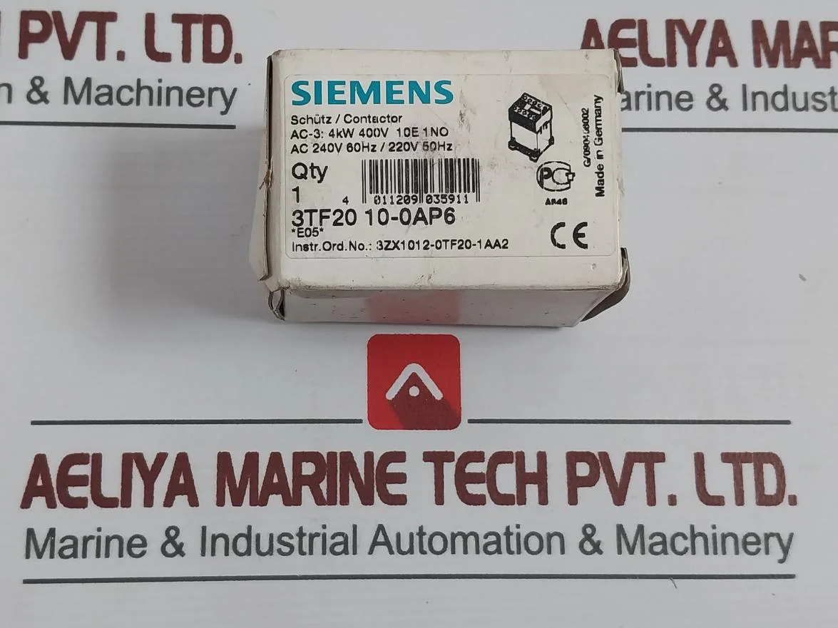 Siemens 3Tf20 10-0Ap6 Contactor 4Kw 400Vac - Image 8