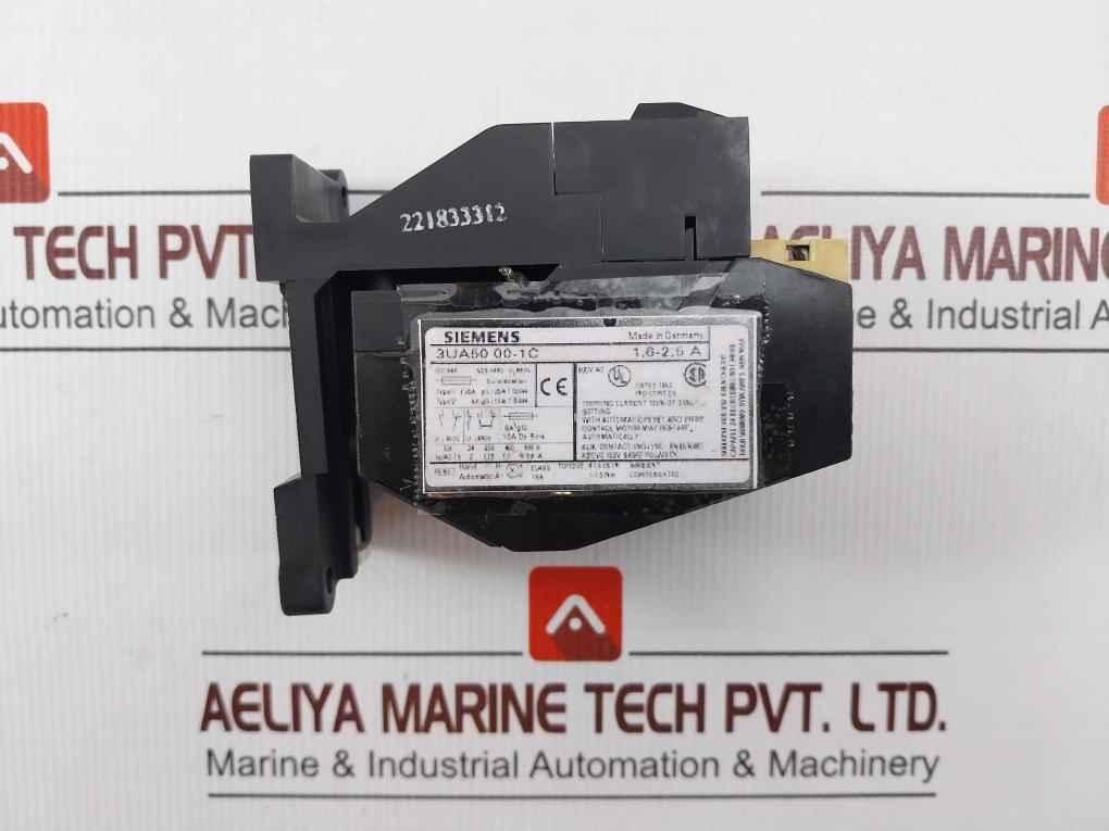 Siemens 3Ua5000-1C Thermal Overload Relay B600/R300 - Image 8