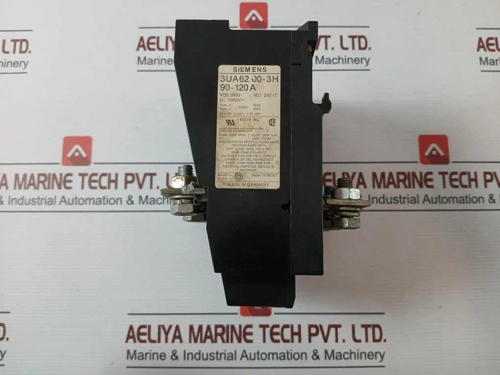 Siemens 3Ua62 00-3H Overload Relay Motor Control Ui 1000V 600V Ac M6-40 - Image 8