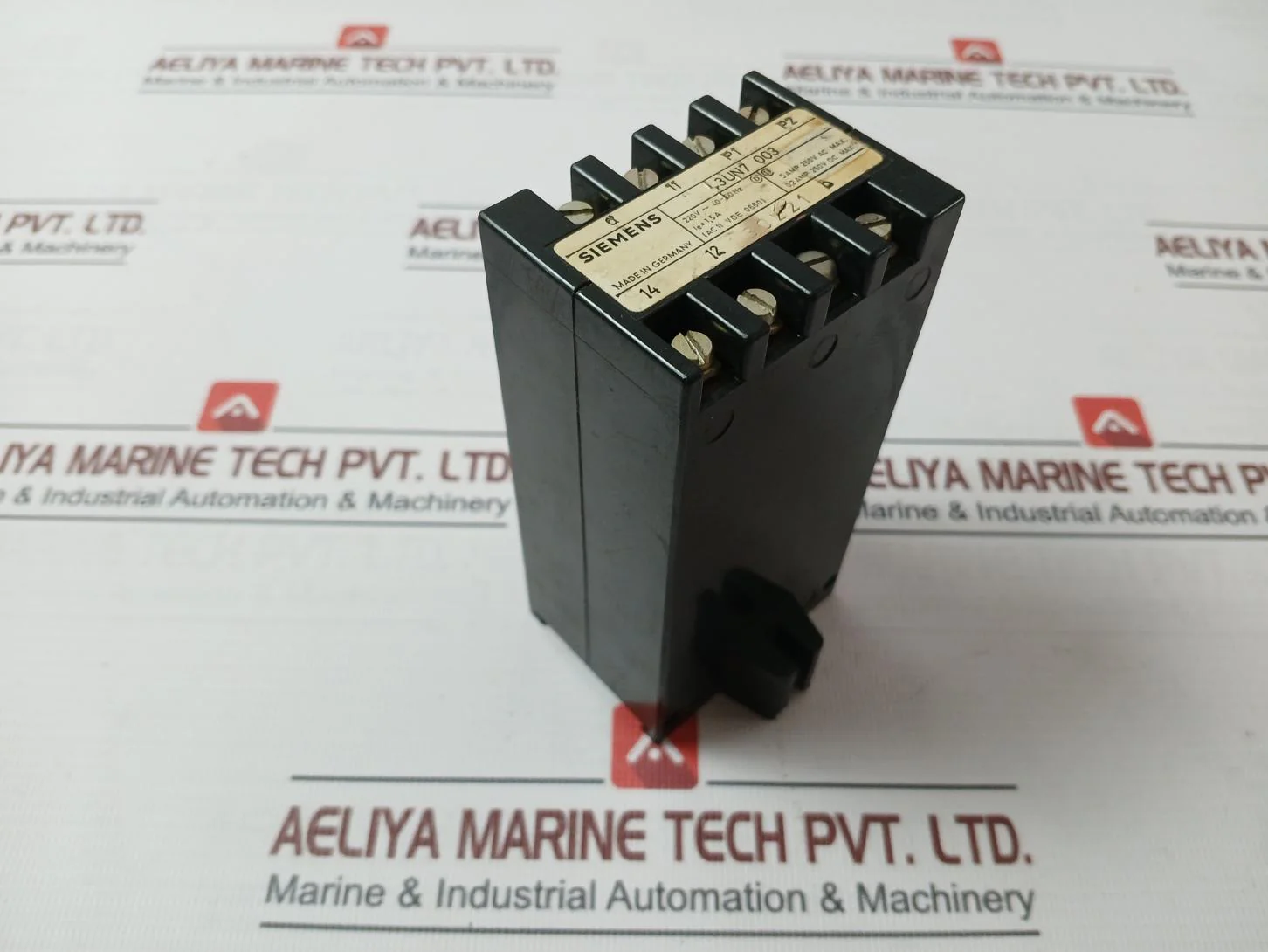 Siemens 3Un7 003 Power Relay Motor Protection 220V 40-60Hz 5Amp 250Vac 0, 2 Amp - Image 4