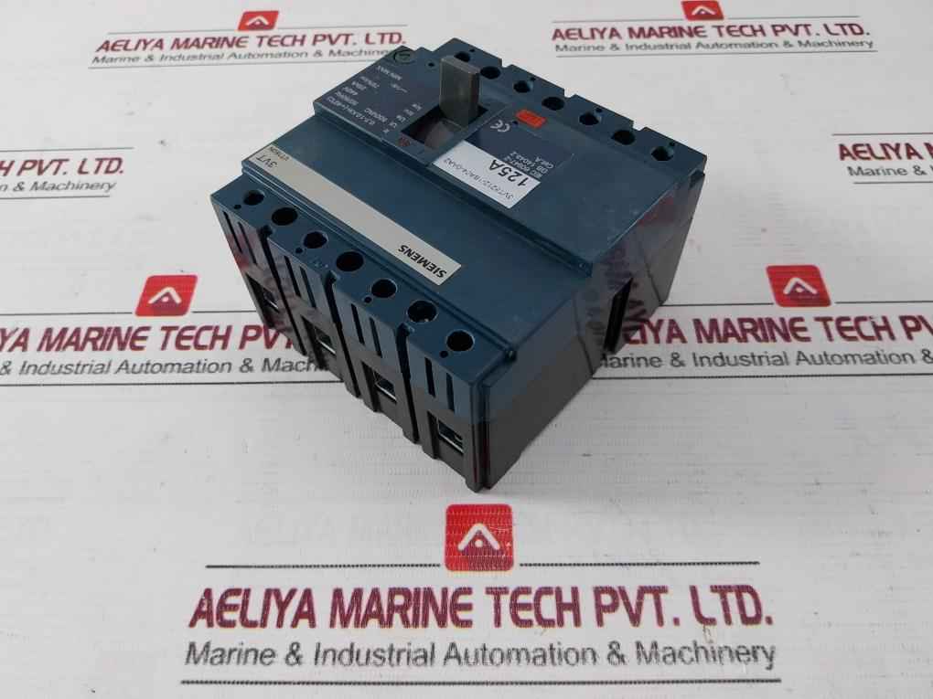 Siemens 3Vt8212-1Ba04-0Aa2 4 Pole Molded Case Circuit Breaker Vt160N 125A - Image 3