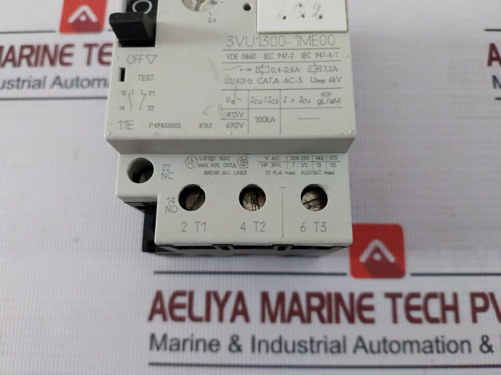 Siemens 3Vu1300-1Me00 Circuit-breaker 600 Vac 50/60 Hz Vde 0660 6 Kv - Image 9
