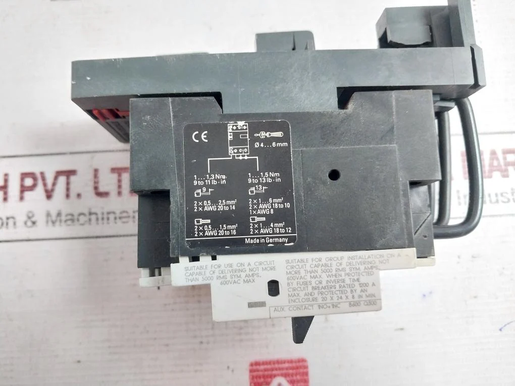 Siemens 3Vu1300-1Mm00 Motor Starter Protector 10-16A 50/60Hz 6Kv - Image 8