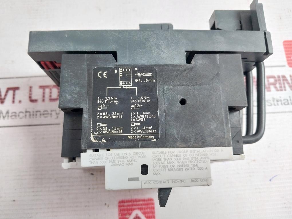 Siemens 3Vu1300-1Nh00 Motor Starter Protector 2-3.2A 50/60Hz 600Vac Max - Image 9
