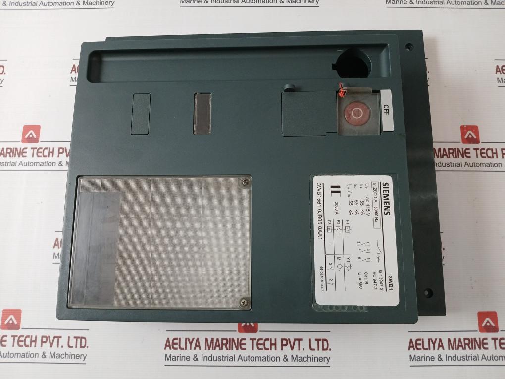 Siemens 3Wb1561 0Jb05 0Aa1 Panel Cover 2000A 50/60Hz 55 Ka Cat. B - Image 6