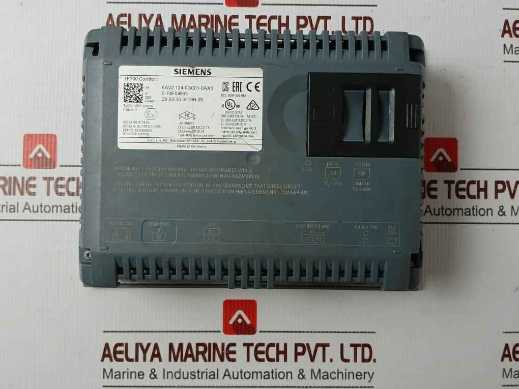 Siemens 6Av2 124-0Gc01-0Ax0 Simatic Hmi Touch Screen (Not Working) - Image 7