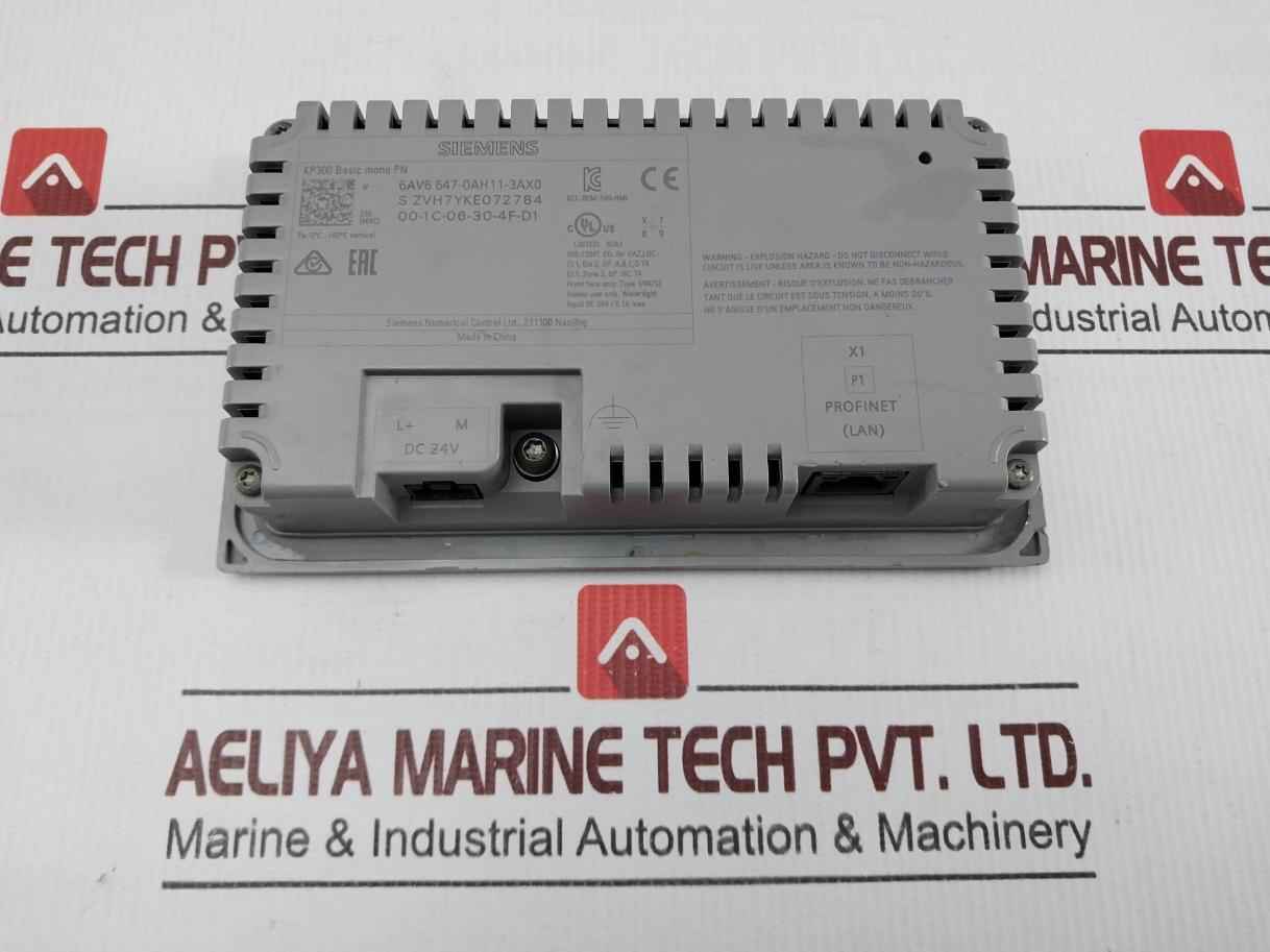Siemens 6av6 647-0ah11-3ax0 Kp300 Simatic Hmi Basic Panel 24v Dc (not Working) - Image 5