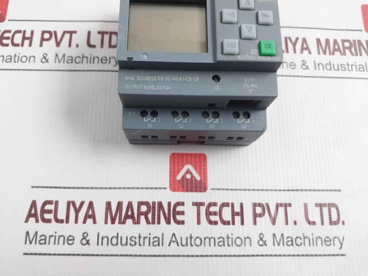 Siemens 6ed1052-1md08-0ba0 Logo Bm 12/24rce Programmable Logic Module 12/24v Dc - Image 6