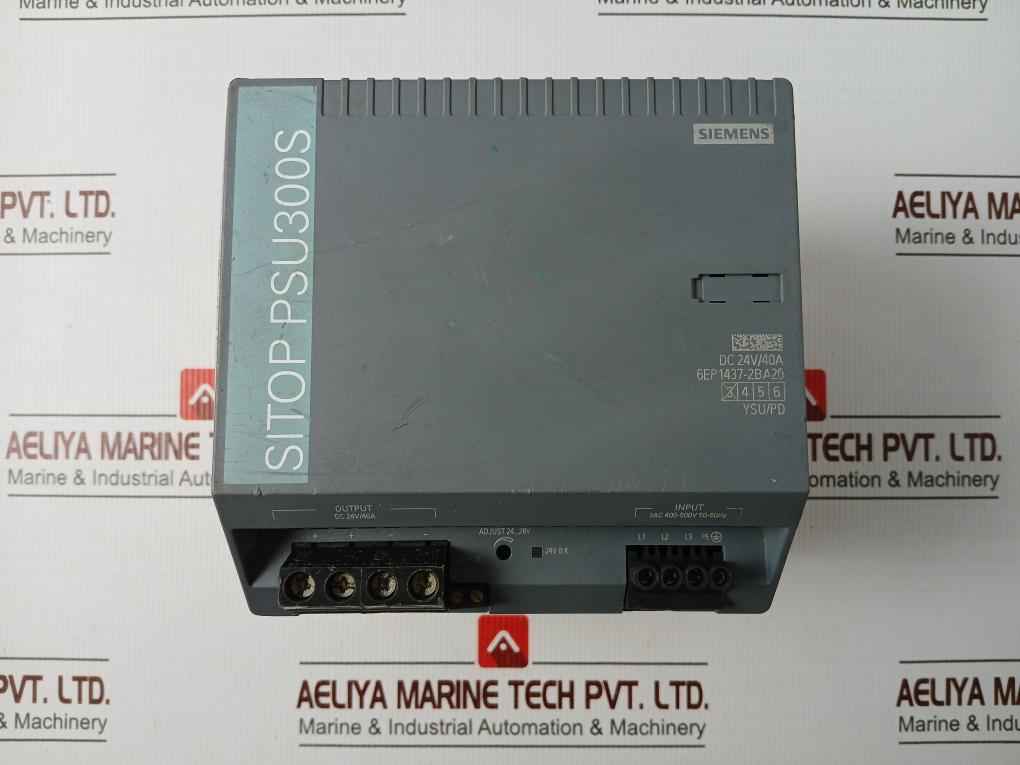 Siemens 6Ep1437-2Ba20 Power Supply 3Ac 400-500V|2,0-1,7A| 50-60Hz - Image 2