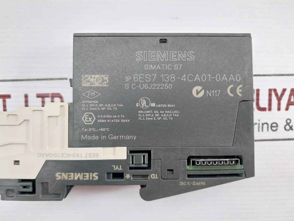 Siemens 6Es7 138-4Ca01-0Aa0 Simatic S7 Electronic Module Dc24V - Image 7
