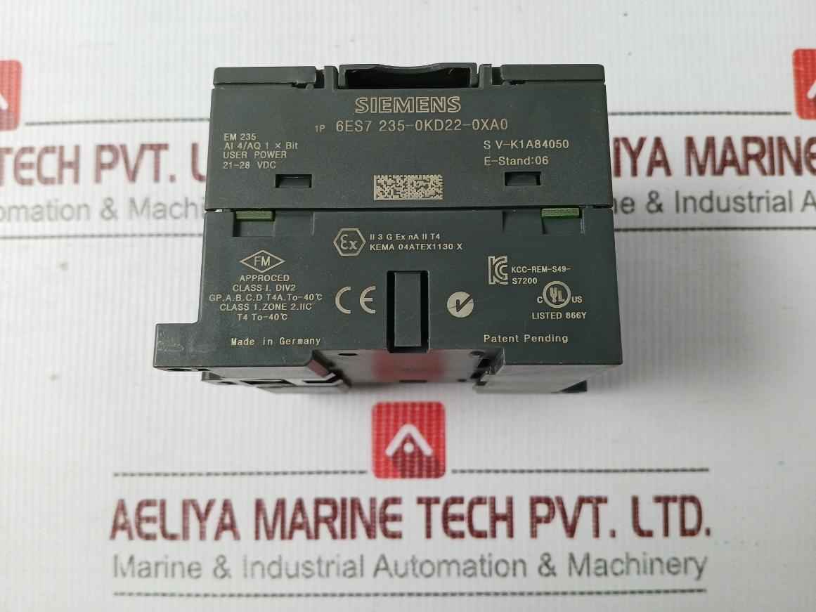 Siemens 6es7 235-0kd22-0xa0 Analog I/o Extension Module Em 235 24 Vdc - Image 4