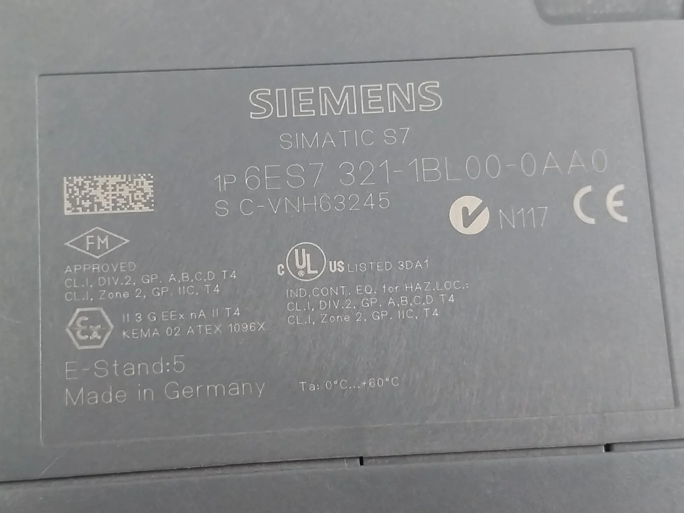 Siemens 6Es7 321-1Bl00-0Aa0 Digital Input Simatic S7 0C+60C 24V - Image 5