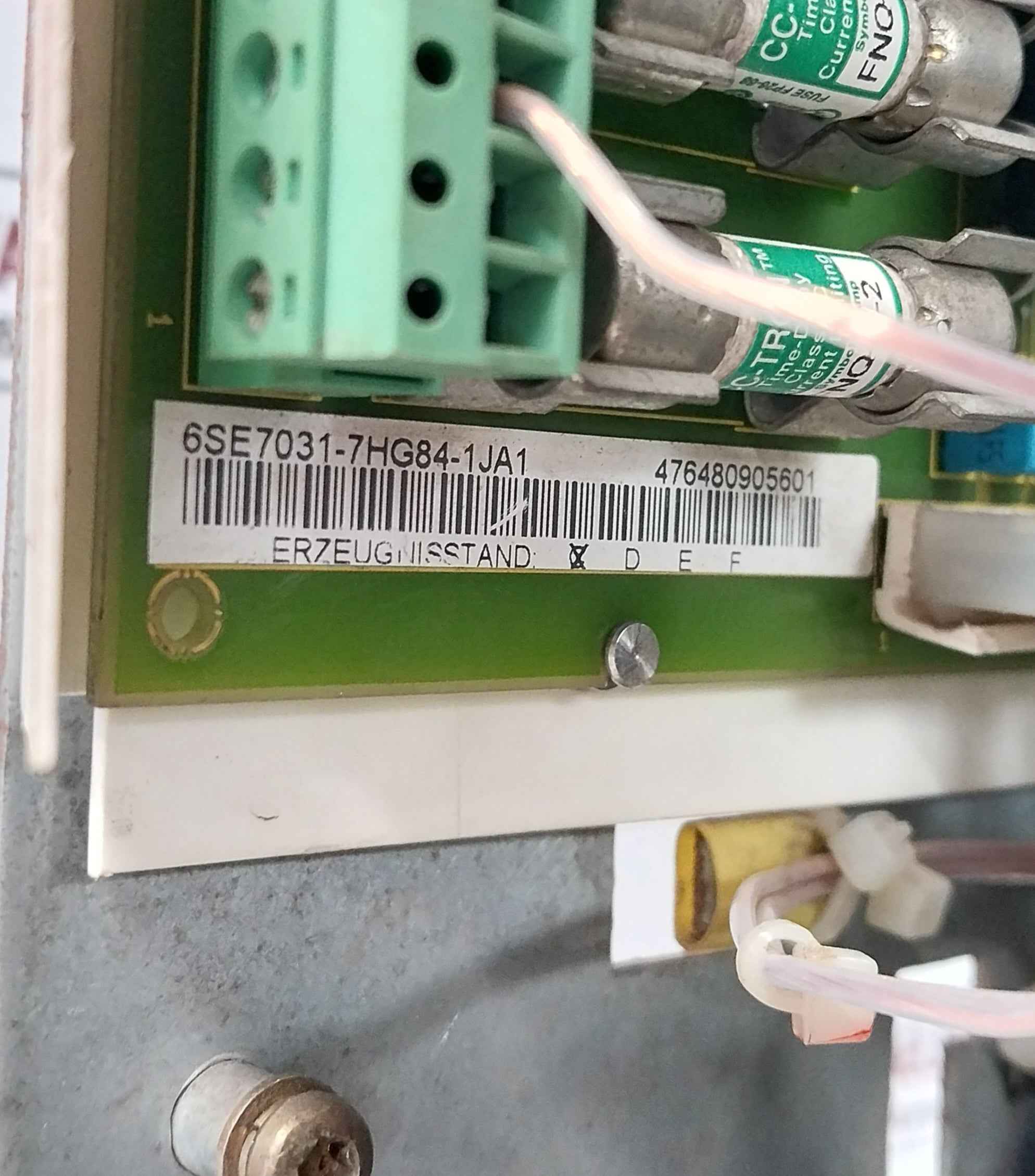 Siemens 6Se7031-0Te60-z G91+L30+ Simovert Vc Dc Masterdrive 110.0A Dc 510-650V - Image 11