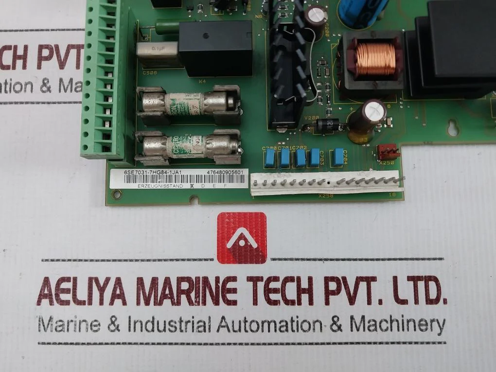 Siemens 6Se7031-7Hg84-1Ja1 Simovert Master Drive Power Supply Module 476480.0056.01 - Image 4