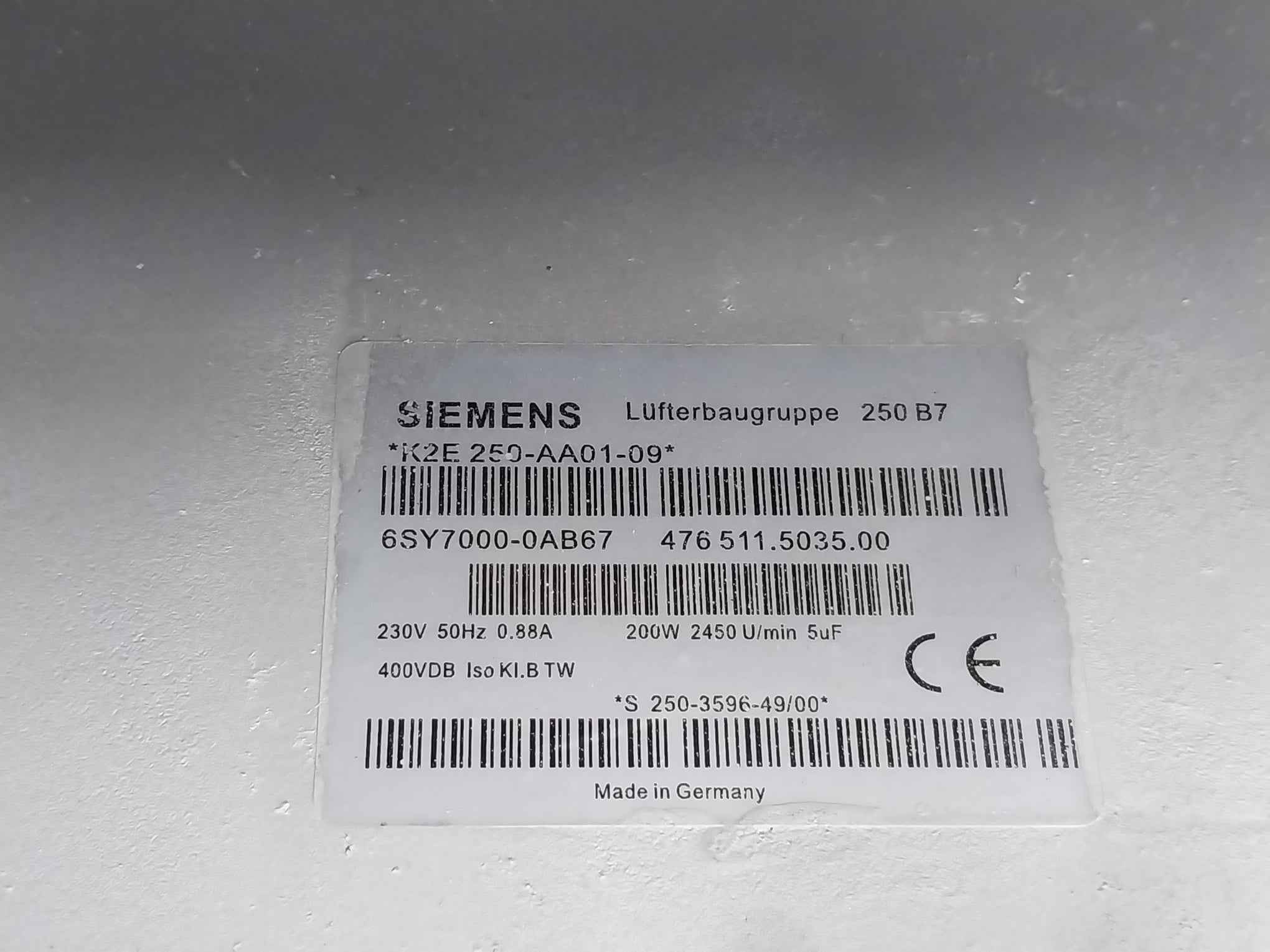Siemens 6Se7033-7Tg60-z Simovert Vc Dc Inverter Masterdrive Dc 510-650V - Image 13