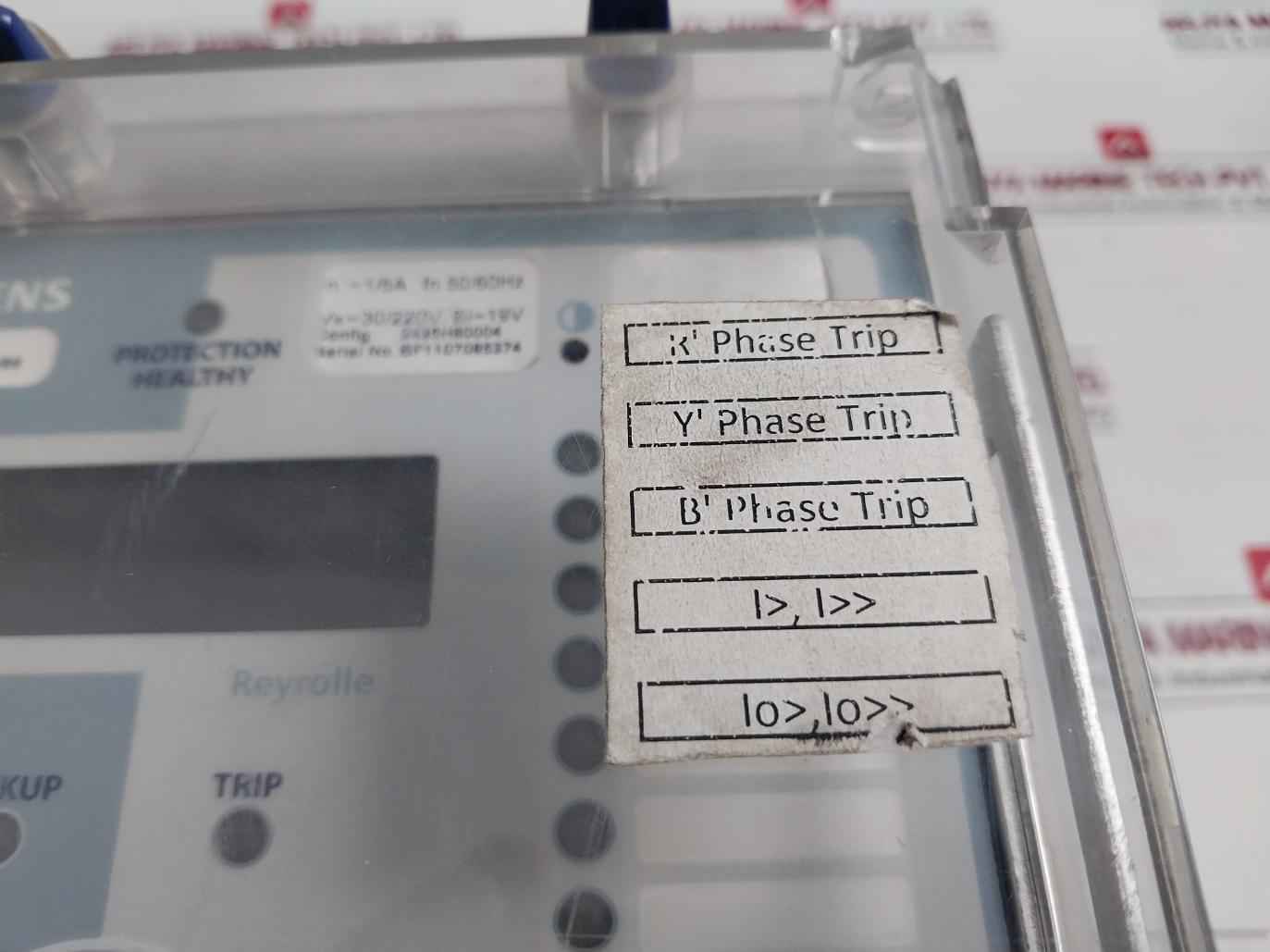 Siemens 7Sr2102-1Aa21-0Ca0/Bb Overcurrent Relay ~1/5A 30/220V 50/60Hz 94V-0 - Image 9