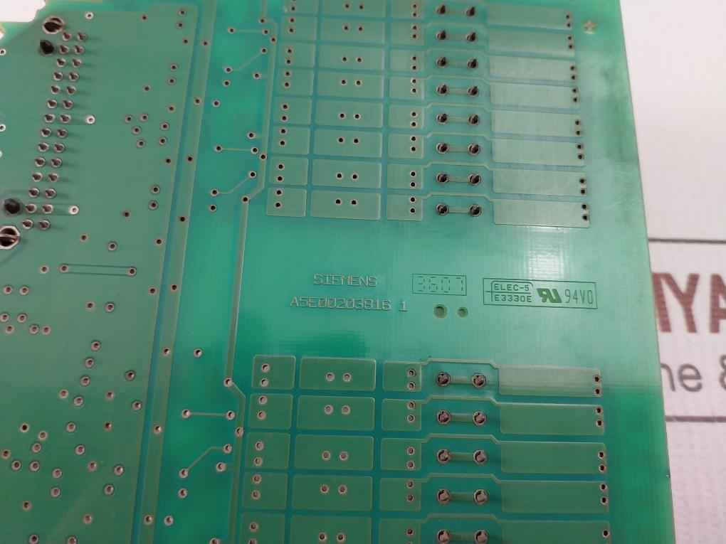 Siemens A5e00203816 1 Printed Circuit Board With Plc Sub-assembly 94v0 - Image 7