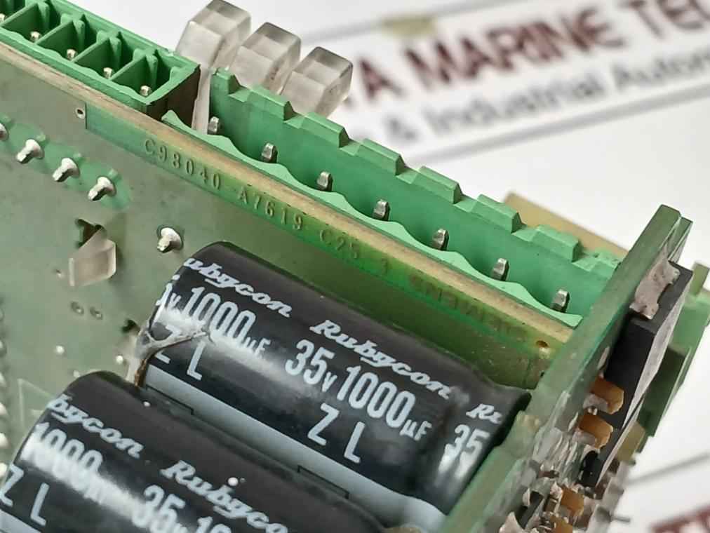 Siemens C98040-a7619-c25-3 Power Supply Module 94V-0 - Image 5