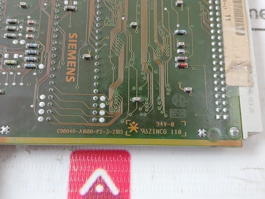 Siemens C98043-a1680-l1 Control Module C98040-a1680-p2-3-z186 6Se7090-0Xx85-1Da0 - Image 9