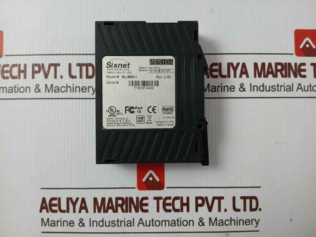 Sixnet Sl-5Es-1 5-port Industrial Ethernet Switch 30V Dc - Image 3