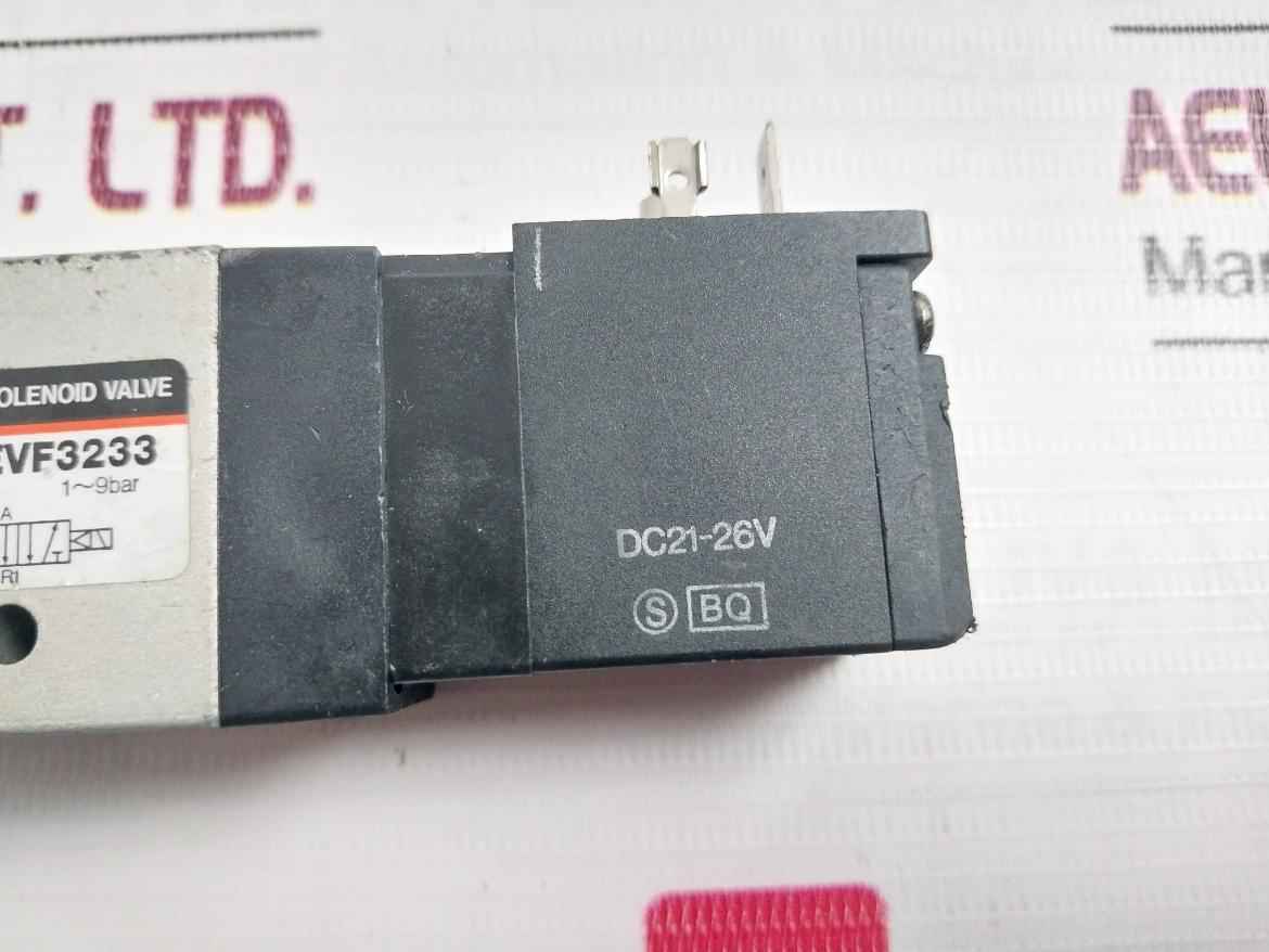 Smc Evf3233 Solenoid Valve 1-9Bar Dc21-26V - Image 5