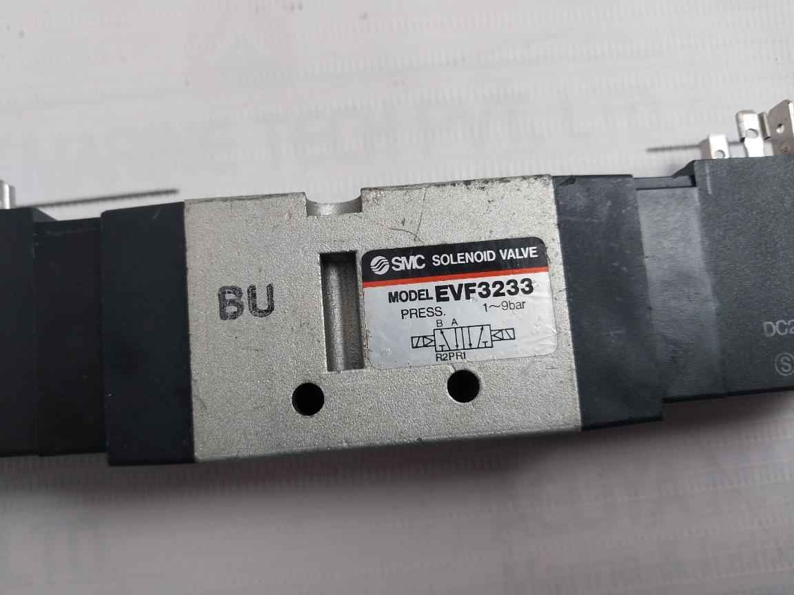 Smc Evf3233 Solenoid Valve 1-9Bar Dc21-26V - Image 6