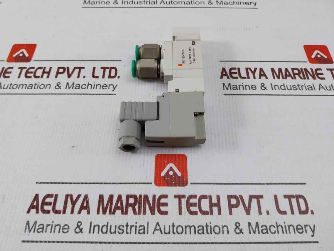 Smc Sy5120-5D-01 Solenoid Valve 24Vdc Hirschmann 0.7Mpa - Image 5