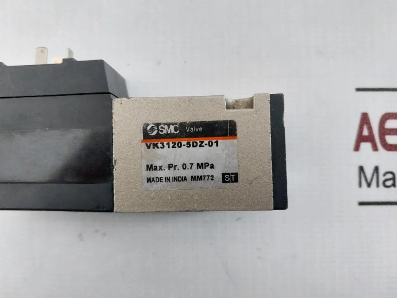Smc Vk3120-5Dz-01 Solenoid Valve 24V Dc Rq Mm772 0-0.7Mpa - Image 5