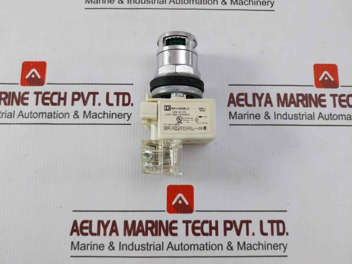 Square D 9001Km38Lg Push Button Switch Green 240V - Image 3