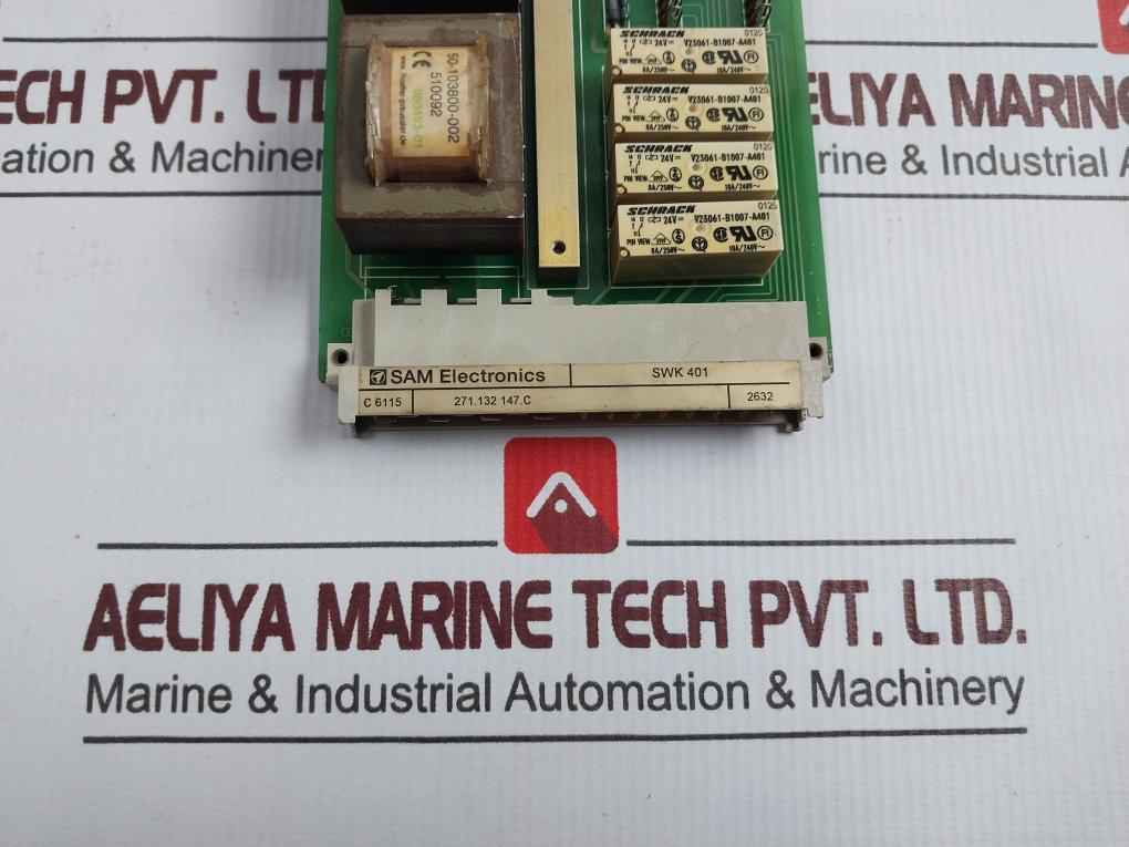 Stn Swk 401 Power Supply Printed Circuit Board Card C 6115 - Image 7
