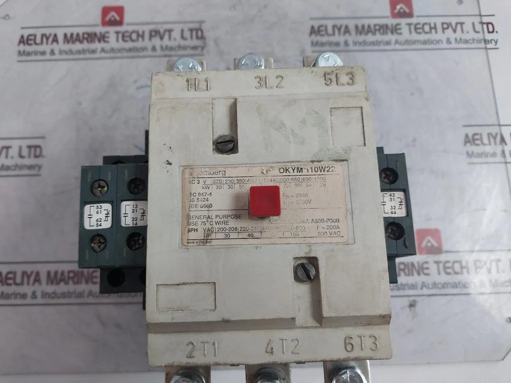 Stromberg Okym 110W22 3 Phase General Purpose Contactor Iec 947-4 A600-p300 200A - Image 2