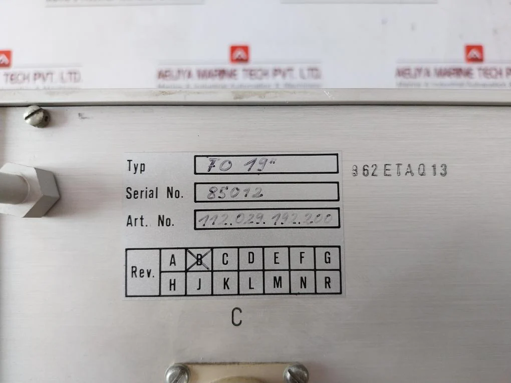 Sulzer 112.029.192.200 F0 19" Modular Electronic Control Rack System 11-33Vdc - Image 19