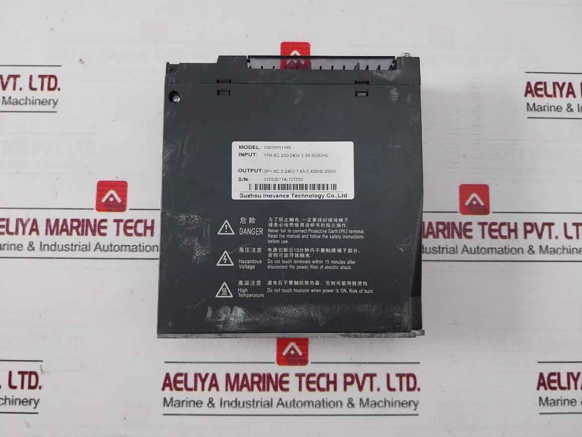 Suzhou Inovance Is620Ps1R6I Servo Drive 1Ph Ac 200-240V 2.3A 50/60Hz - Image 5