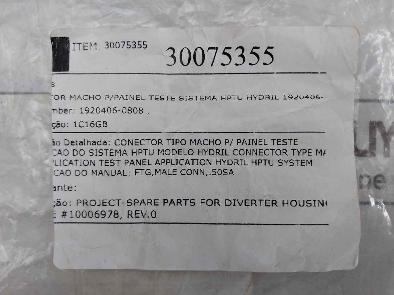 Swagelok 316 Sae Male Fitting Or Connector For Hptu System Test Panel 1920406-0808 - Image 13