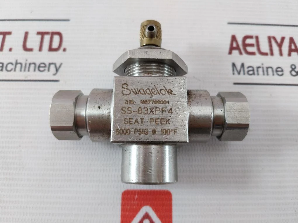 Swagelok Ss-83Xpf4 High Pressure 3-way Ball Valve 6000 Psig - Image 8