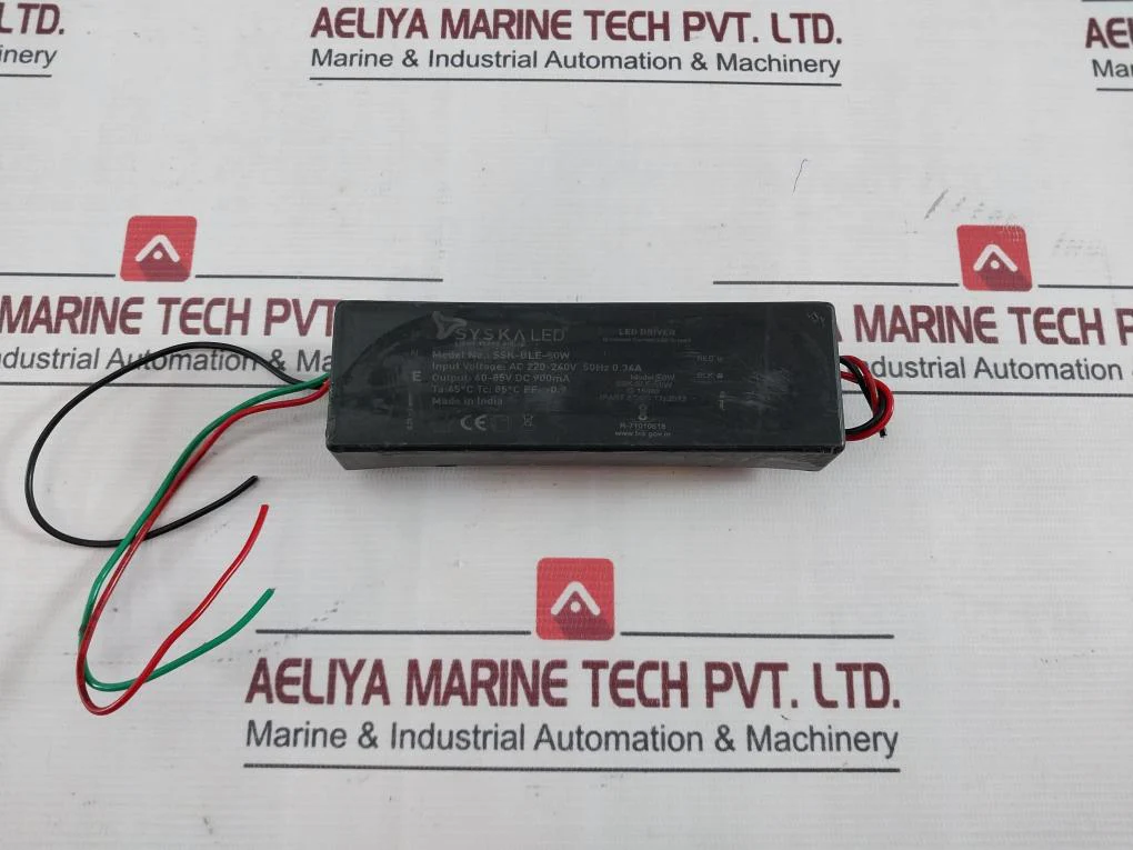 Syska Led Ssk-ble-60W Constant Current Led Driver Ac220-240V 50Hz