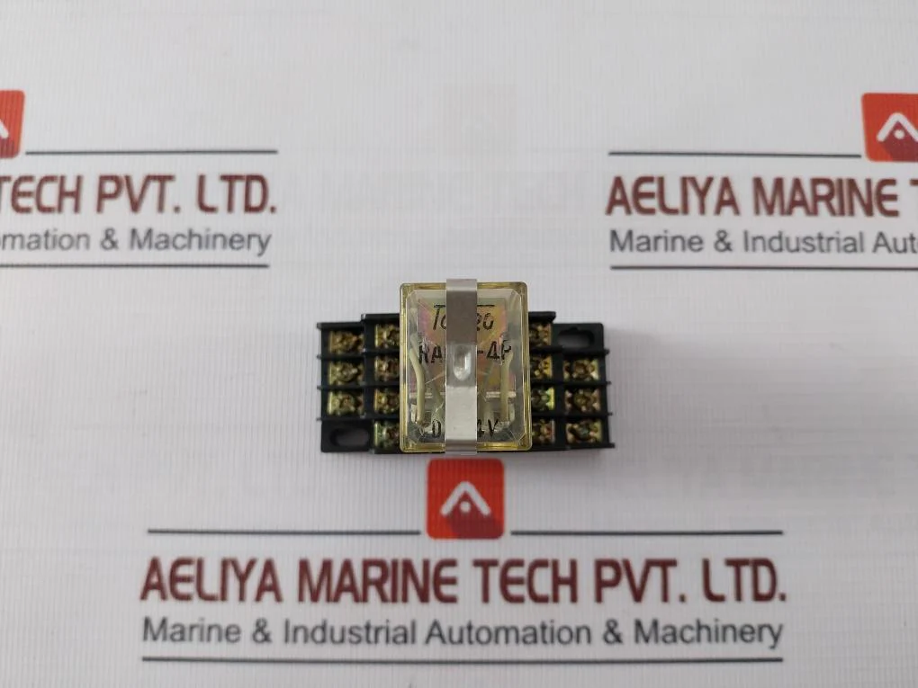 Taiko Rabk-4P Protection Relay With Base 7A 250V Ac 51122V Hc4-hsf-k Ap3882K - Image 4