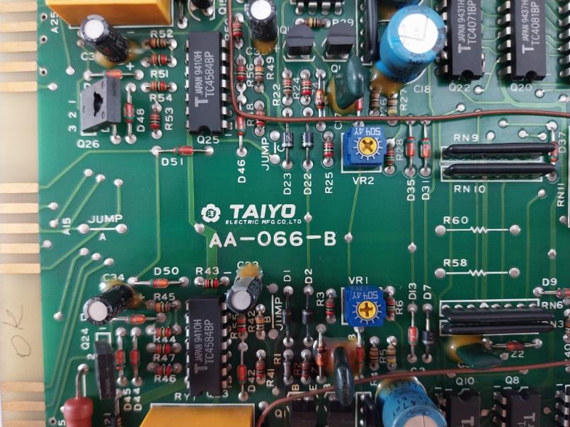 Taiyo Electric Aa-066-b Printed Circuit Board. - Image 5