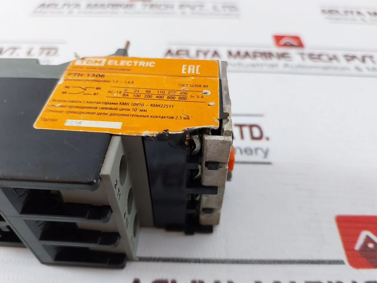 Tdm Electric Pth-1306 Electrothermal Relay Ac-14 5A - Image 10