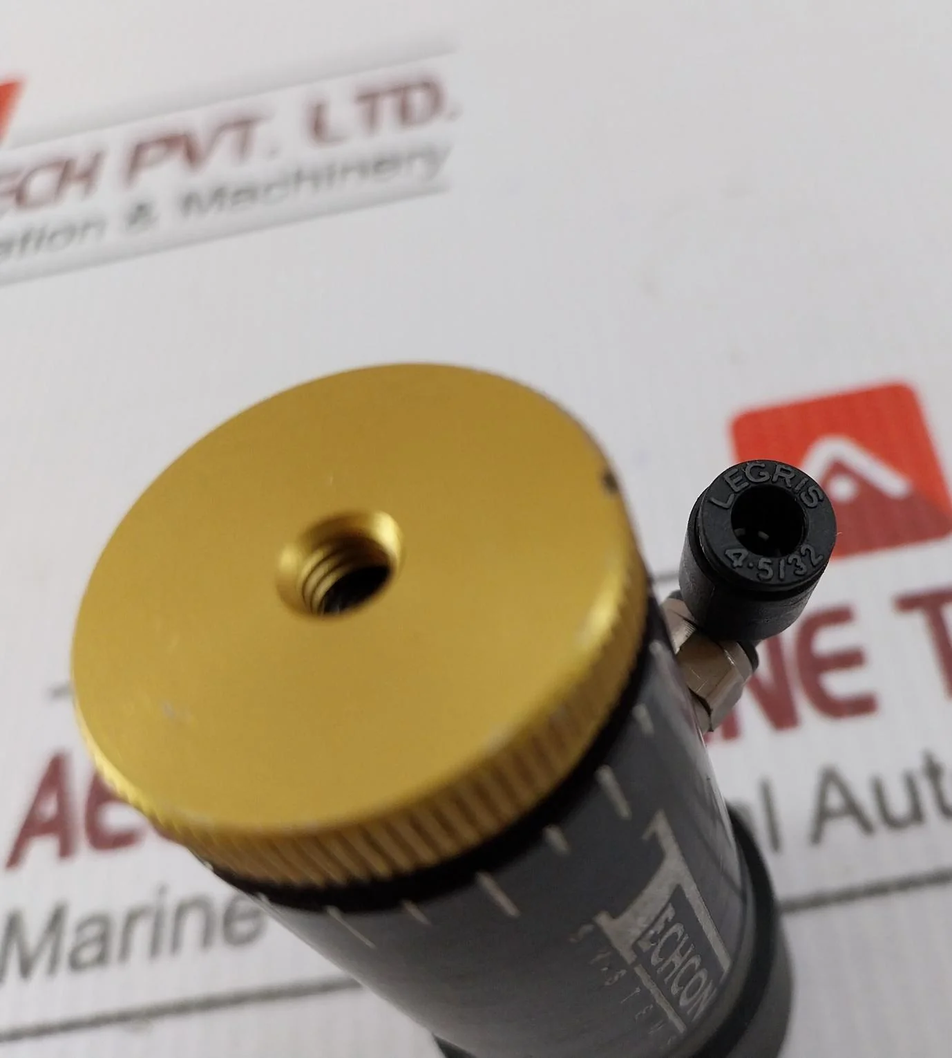 Techcon Ts5621Hd Air Operated Horizontal Delrin Diaphragm Valve. - Image 4