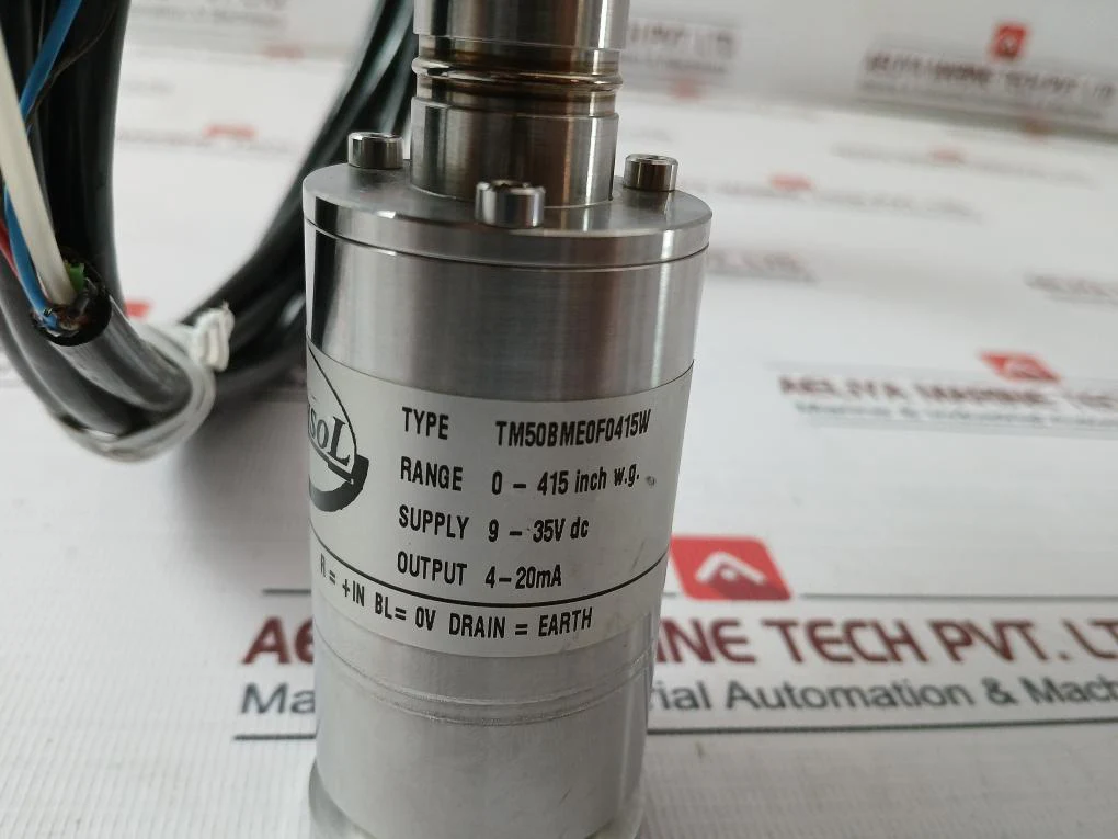 Techsol Tm50Bme0F0415W Pressure Sensor 9-35V Dc A1146160 4-20Ma 3M - Image 5