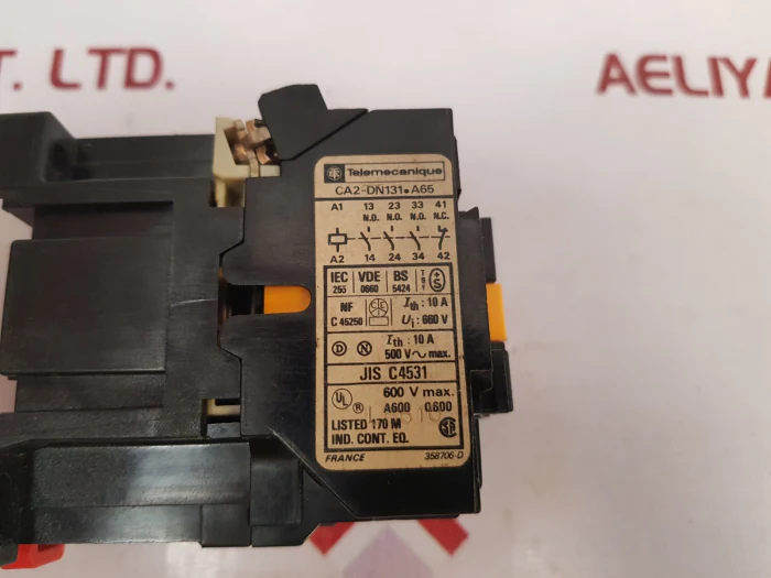 Telemecanique Ca2-dn131 Contactor Relay A600 Q600 - Image 12
