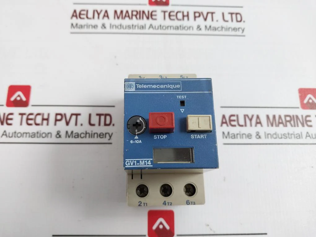 Telemecanique Gv1-m14 Motor Protector With Auxiliary Contact Block 660V 50/60Hz - Image 2